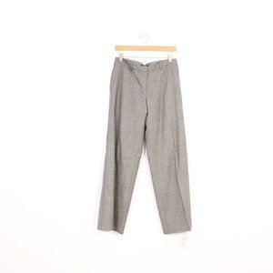 *Jacob Grey Lined Straight Leg Wool Dress Pant